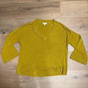 Knit bell sleeve top